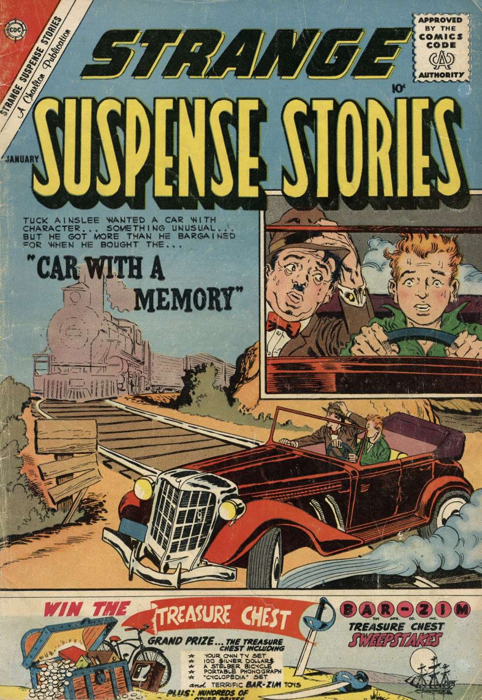 Book Cover For Strange Suspense Stories 51