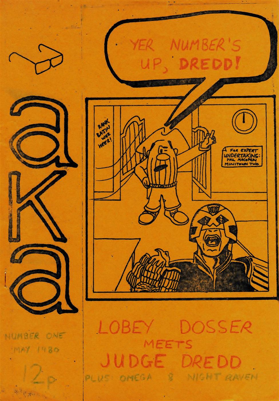 Comic Book Cover For AKA 1