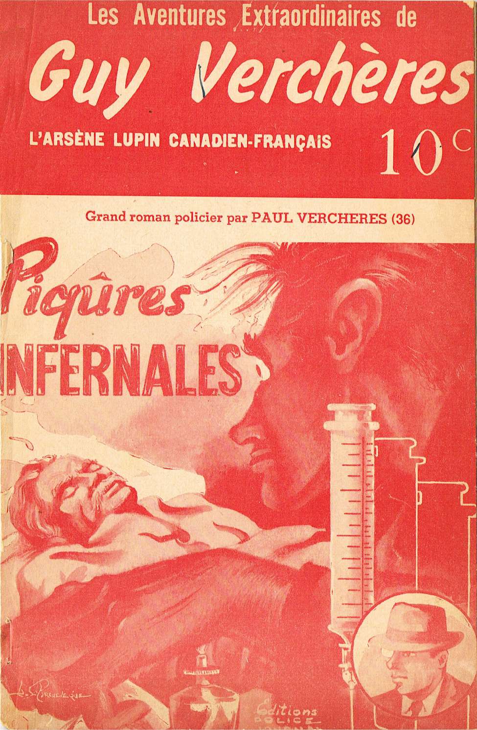 Book Cover For Guy-Vercheres v2 36 - Piqûres infernales