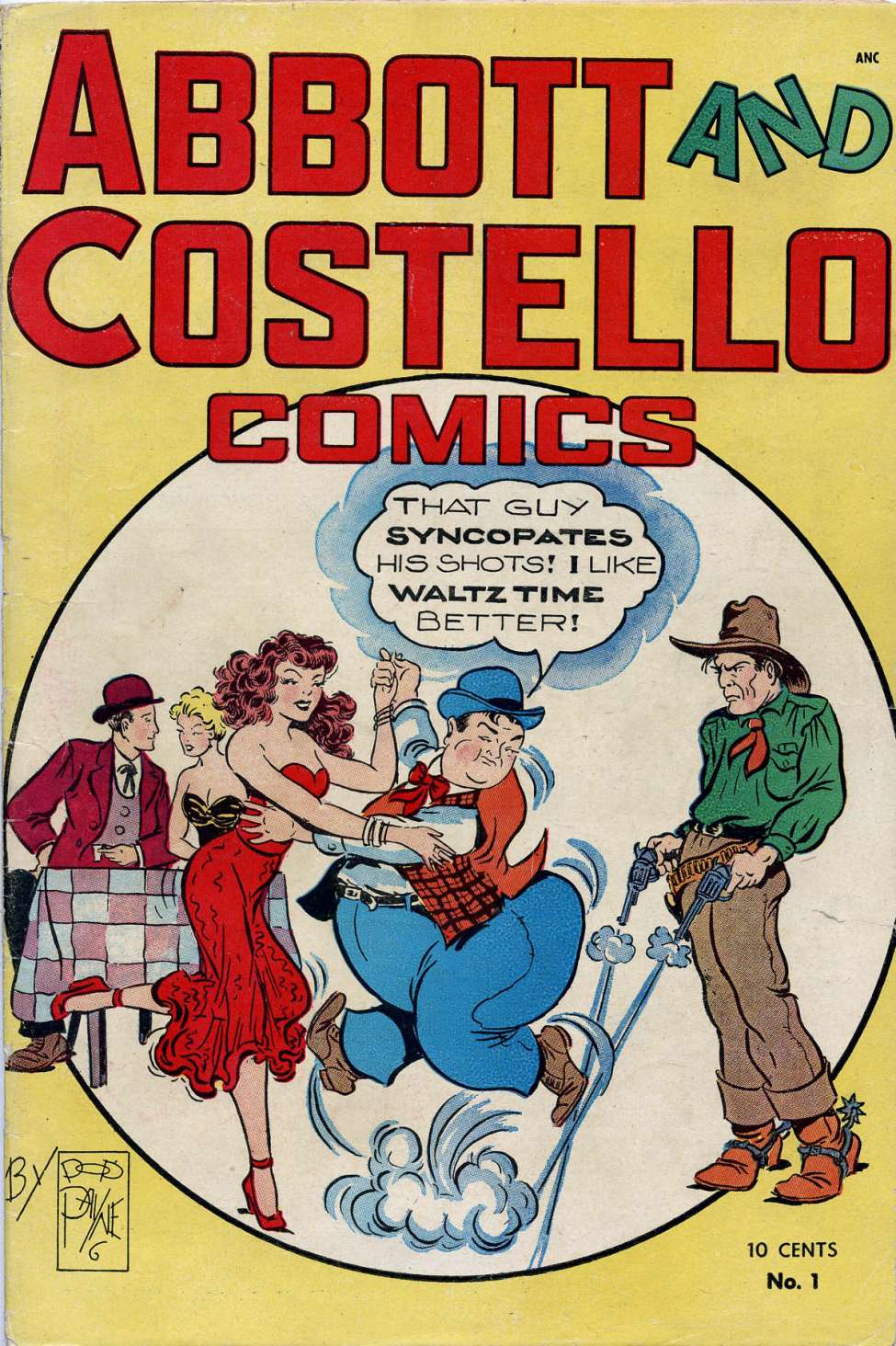 Comic Book Cover For Abbott and Costello Comics 1
