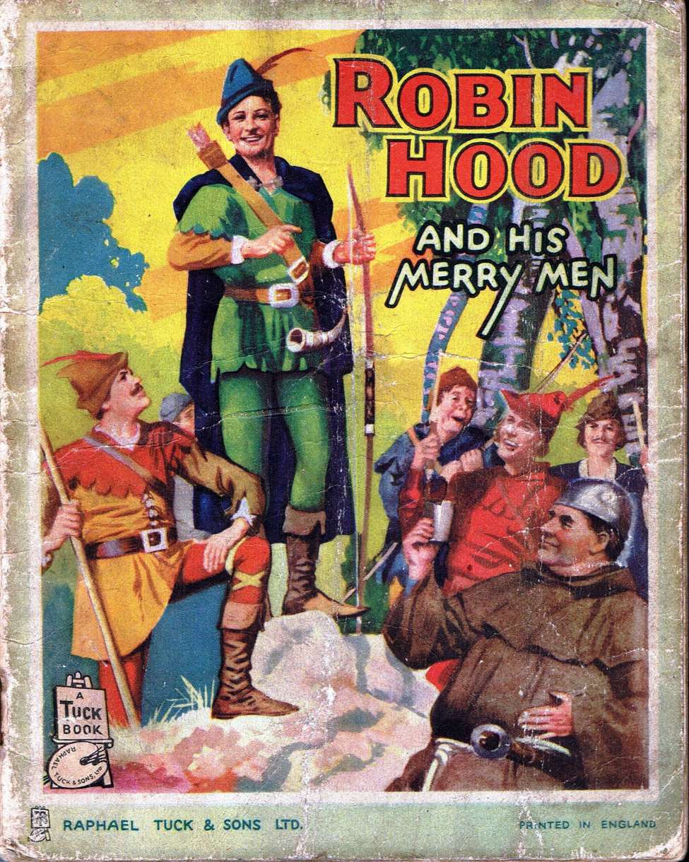 Comic Book Cover For Robin Hood and his Merry Men.