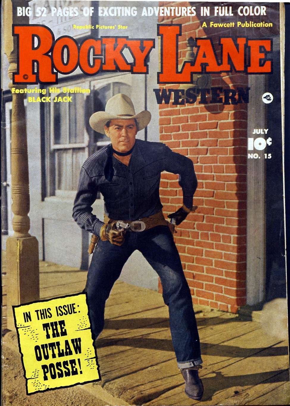 Book Cover For Rocky Lane Western 15