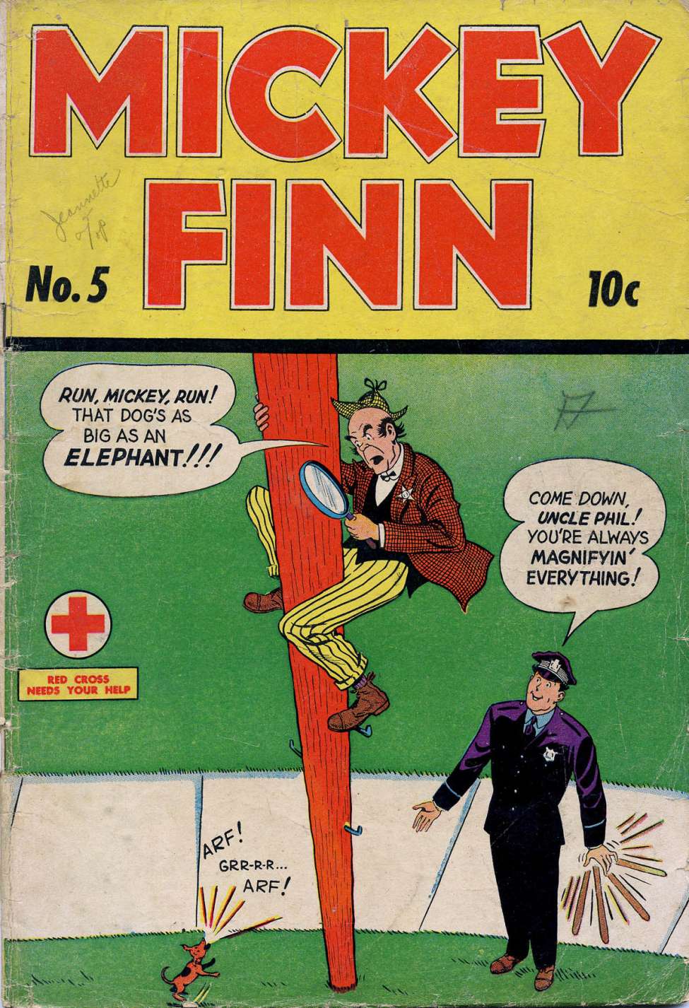 Comic Book Cover For Mickey Finn 5 - Version 1