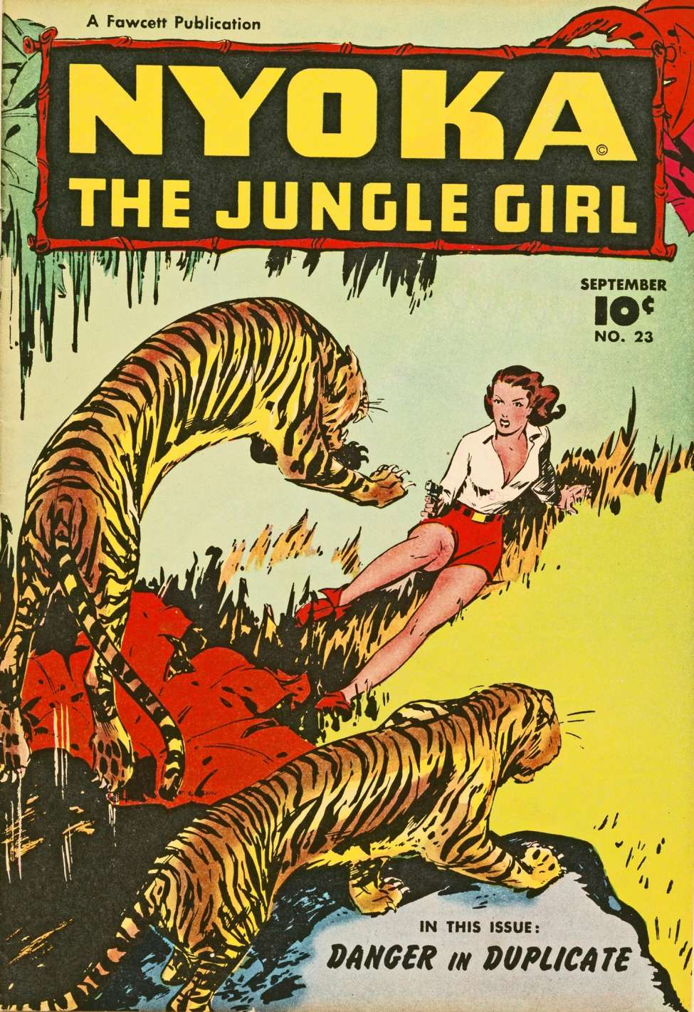Comic Book Cover For Nyoka the Jungle Girl 23 - Version 2