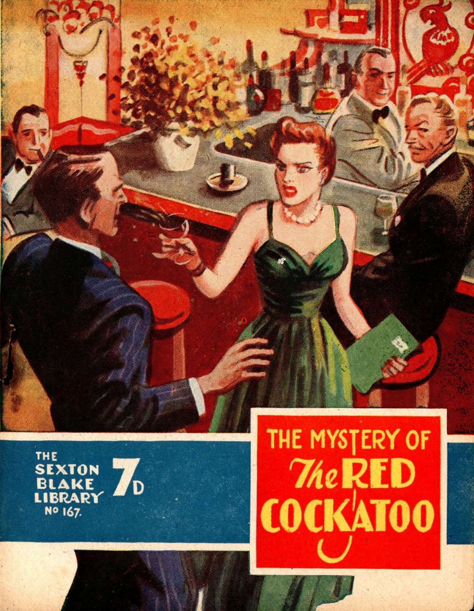 Book Cover For Sexton Blake Library S3 167 - The Mystery of the Red Cockatoo