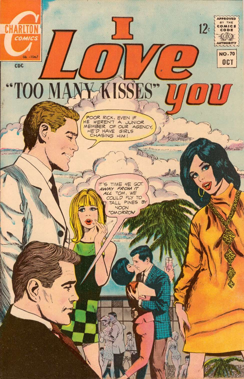 Comic Book Cover For I Love You 70