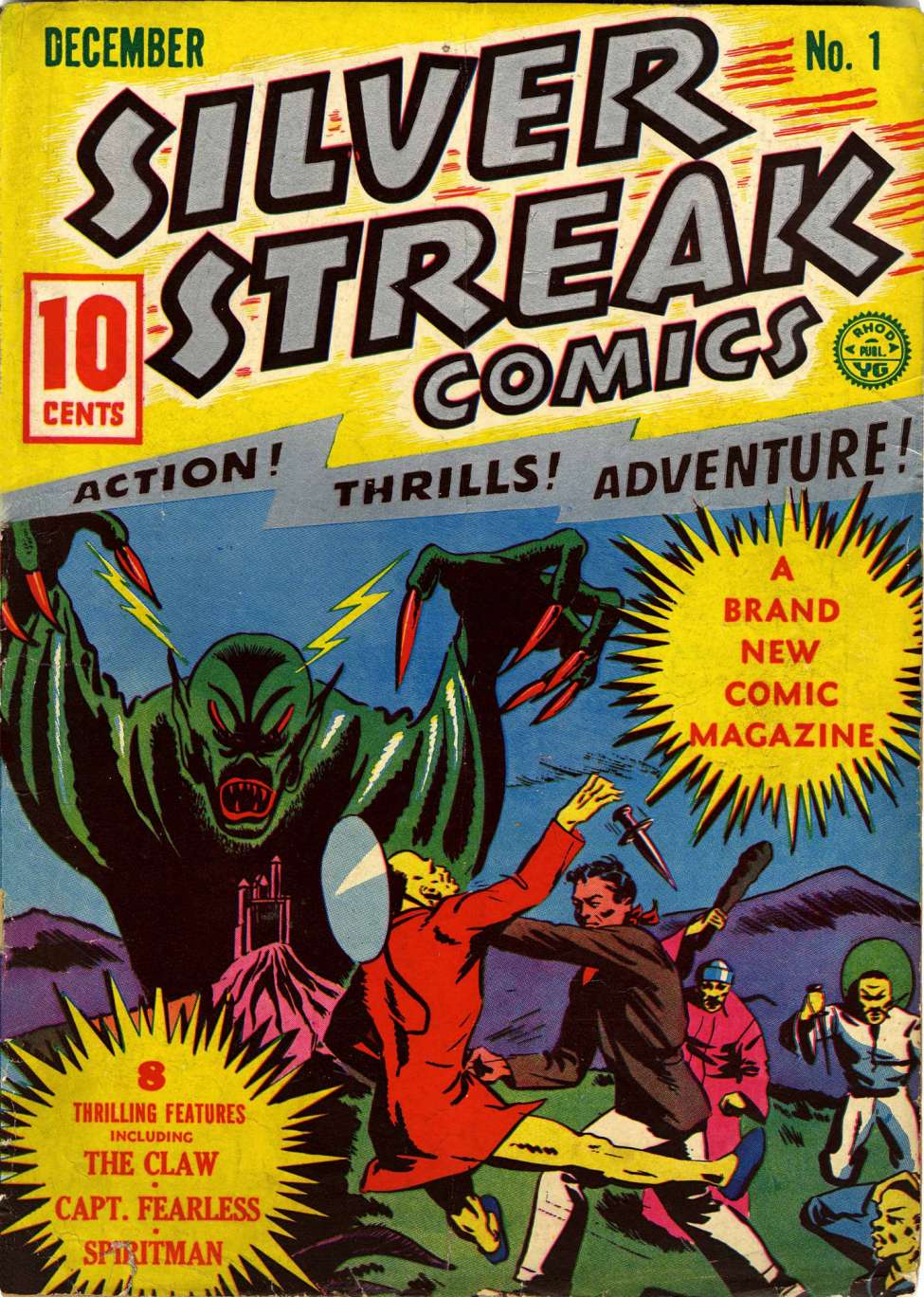 Book Cover For Silver Streak Comics 1 - Version 2
