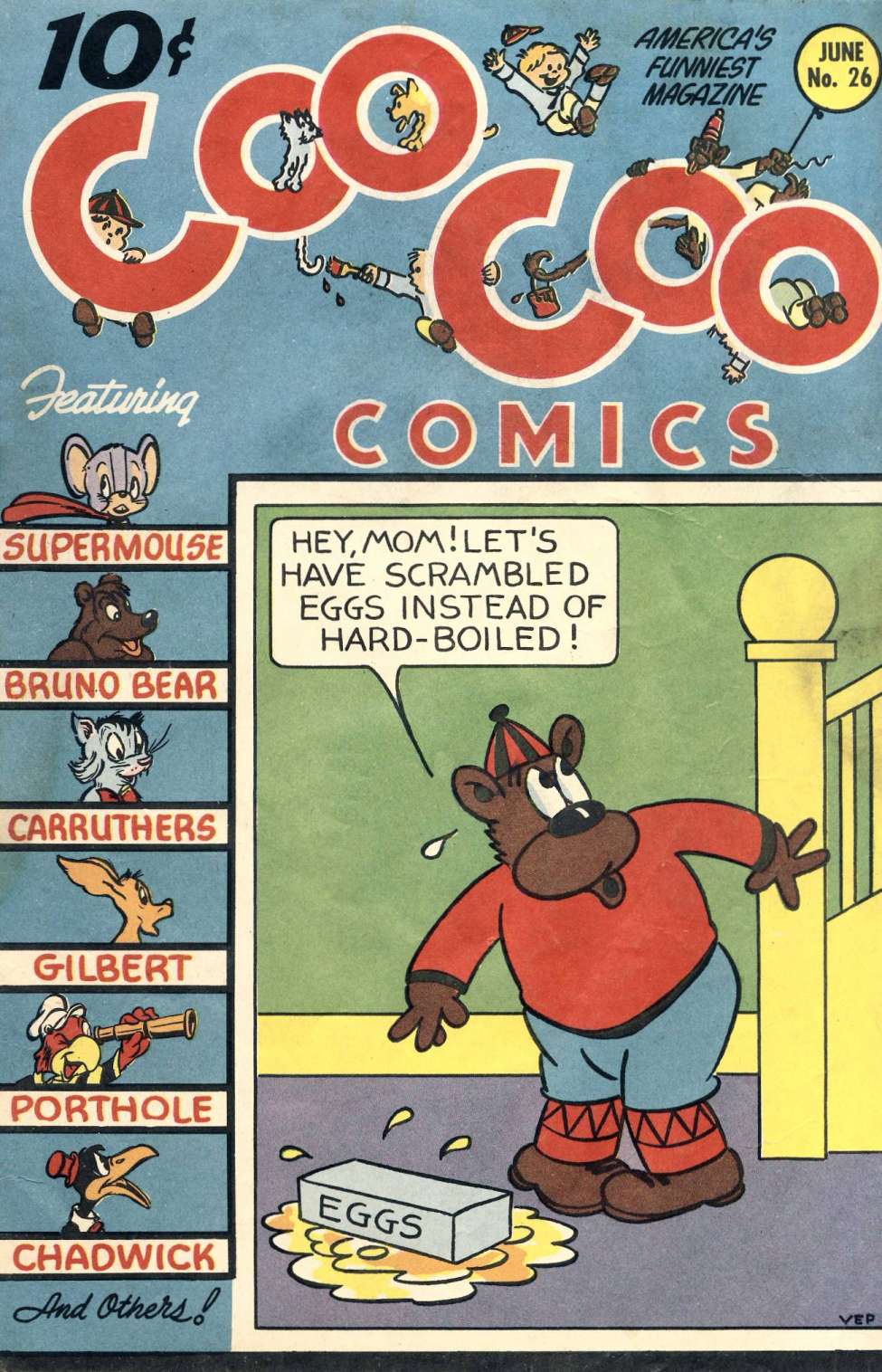 Comic Book Cover For Coo Coo Comics 26