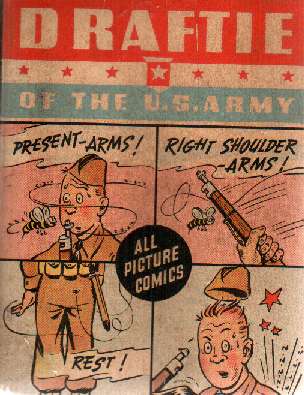 Comic Book Cover For Draftie of the U.S. Army