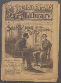 Large Thumbnail For Beadle's Half Dime Library 742 - Billy Winks, the Bell-Boy Detective