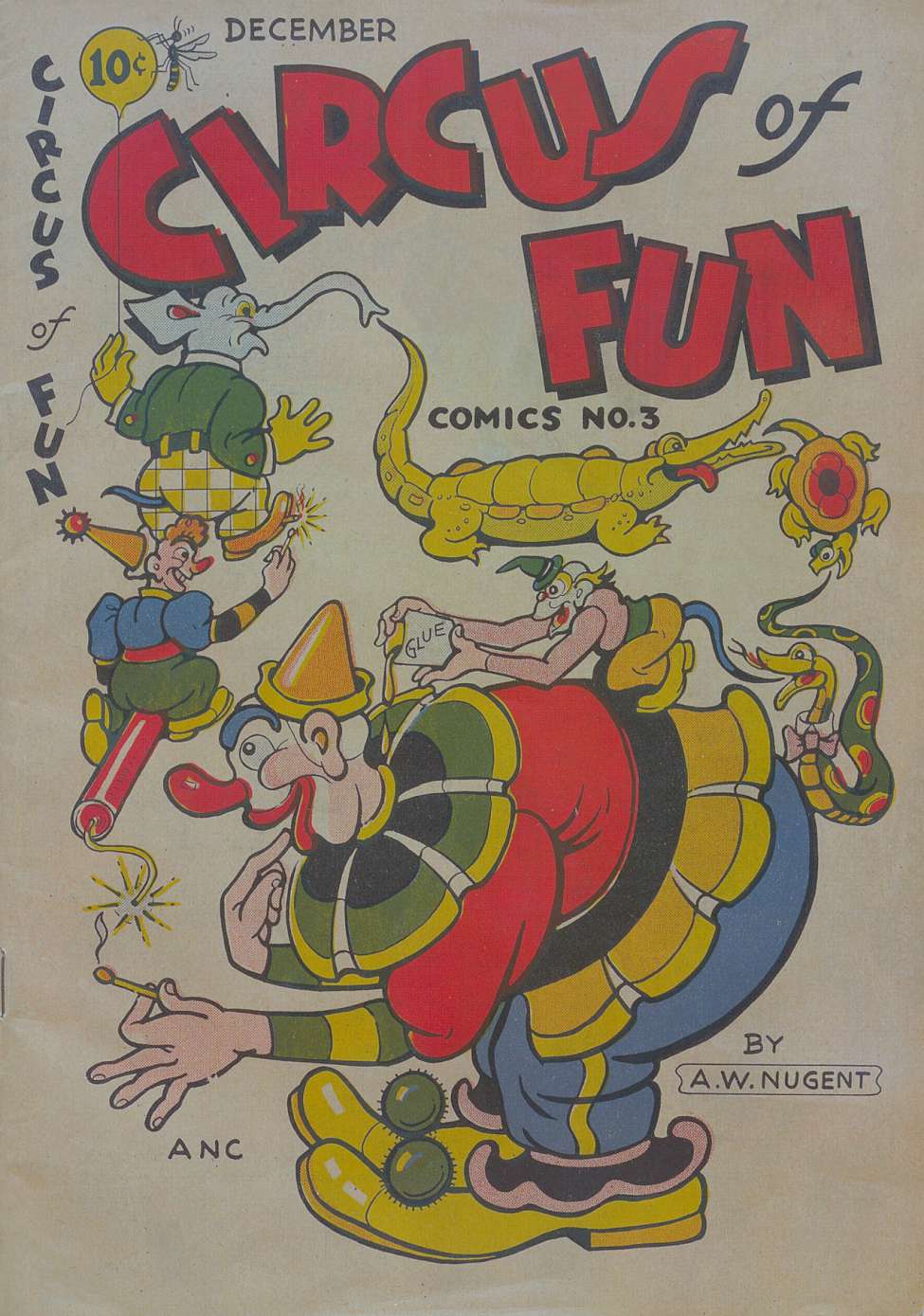 Book Cover For Circus of Fun Comics 3