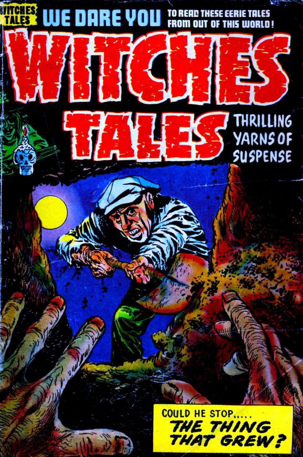Comic Book Cover For Witches Tales 27