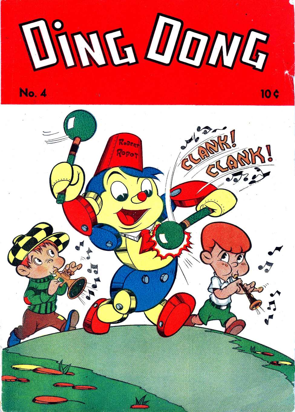 Comic Book Cover For Ding Dong 4