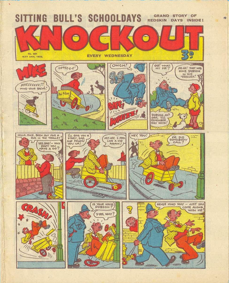 Comic Book Cover For Knockout 691