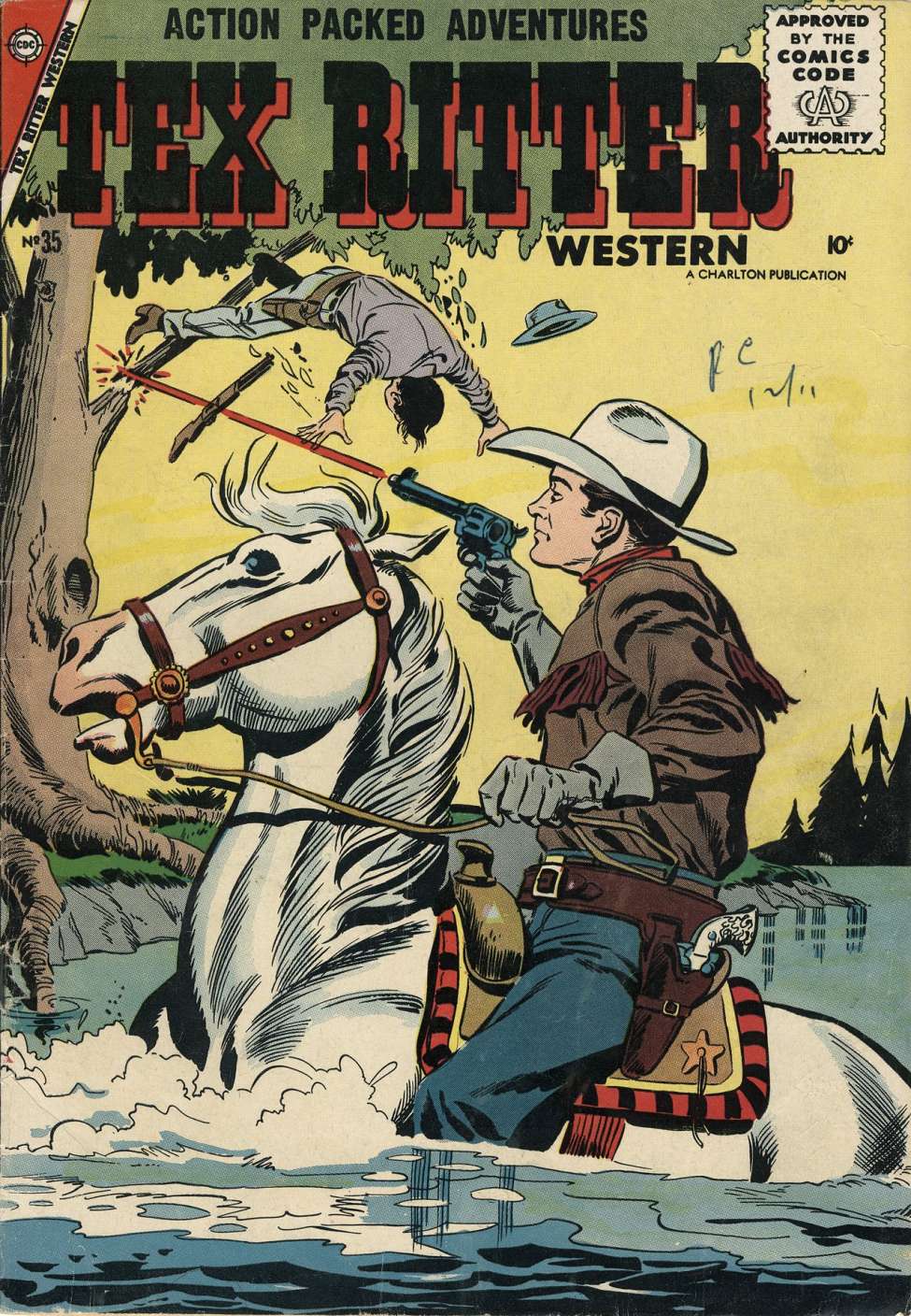 Comic Book Cover For Tex Ritter Western 35