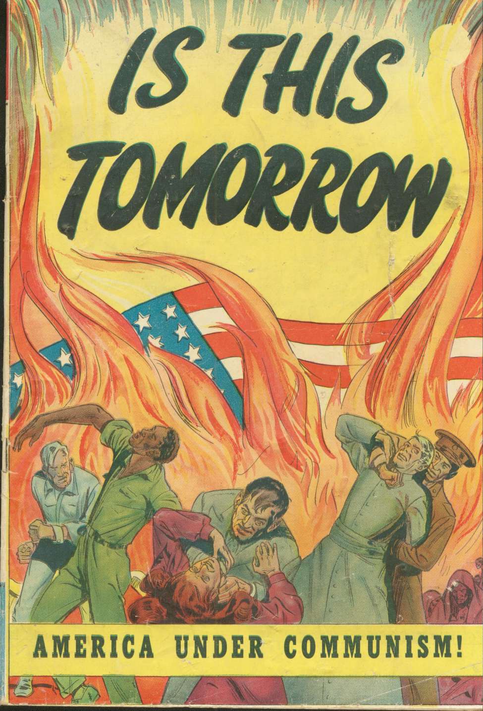Comic Book Cover For Is This Tomorrow