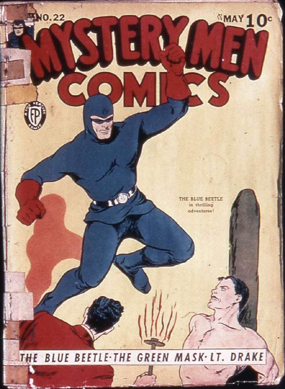 Comic Book Cover For Mystery Men Comics 22 (paper/fiche)