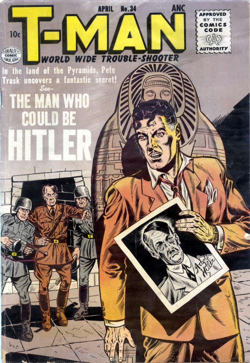 Comic Book Cover For T-Man 34