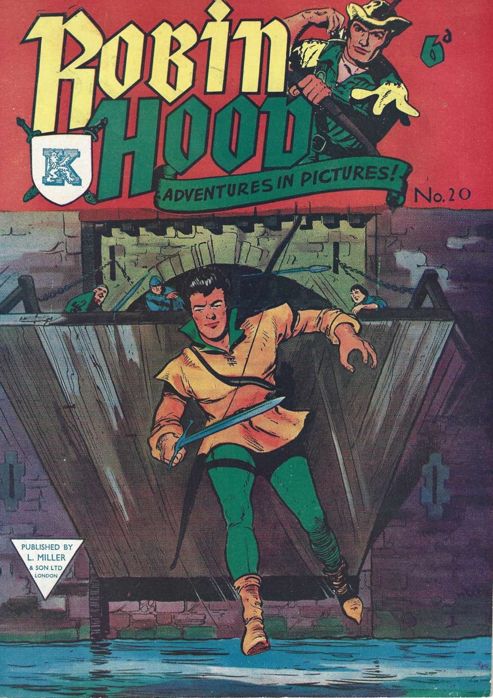 Comic Book Cover For Robin Hood - 20