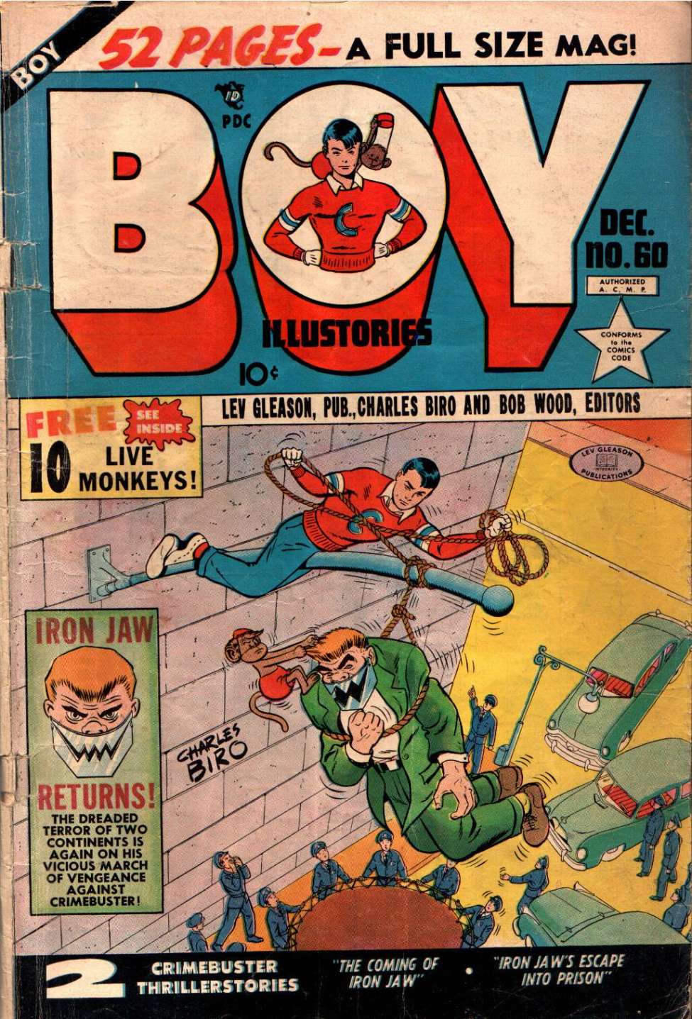 Comic Book Cover For Boy Comics 60 - Version 1