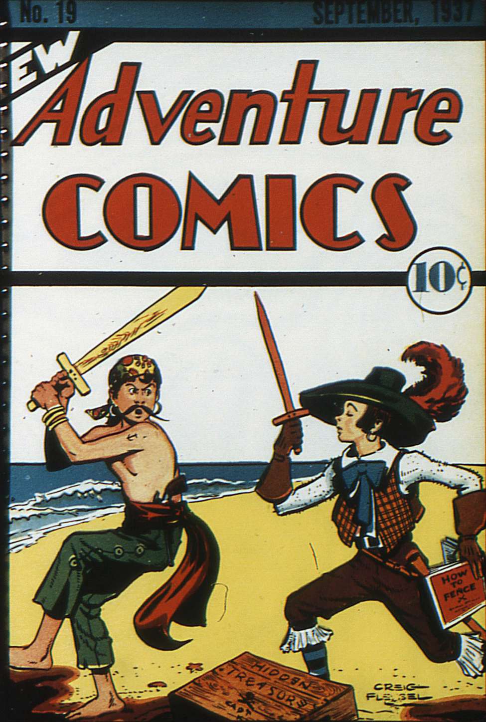 Comic Book Cover For New Adventure Comics 19 (fiche)