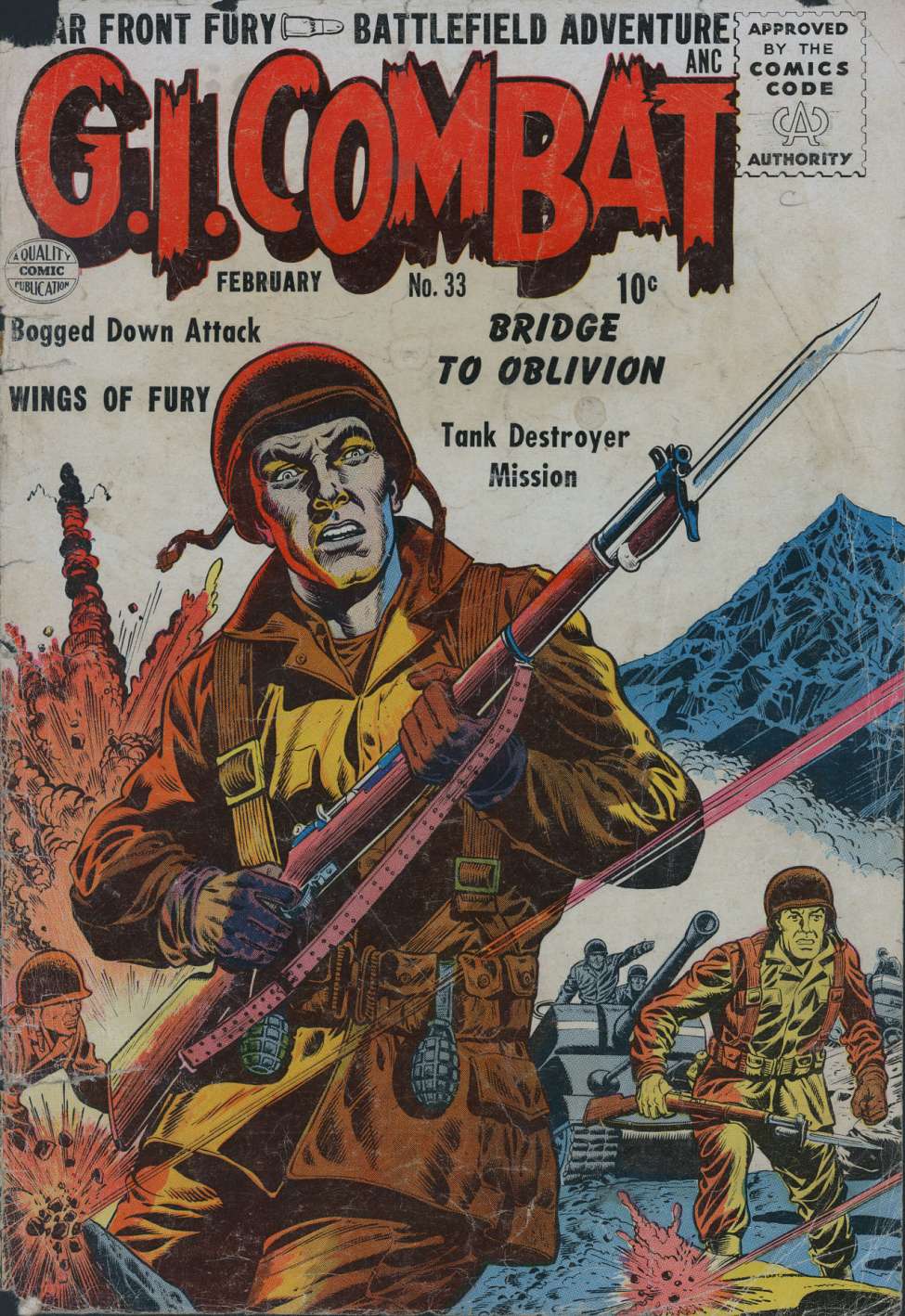 Book Cover For G.I. Combat 33