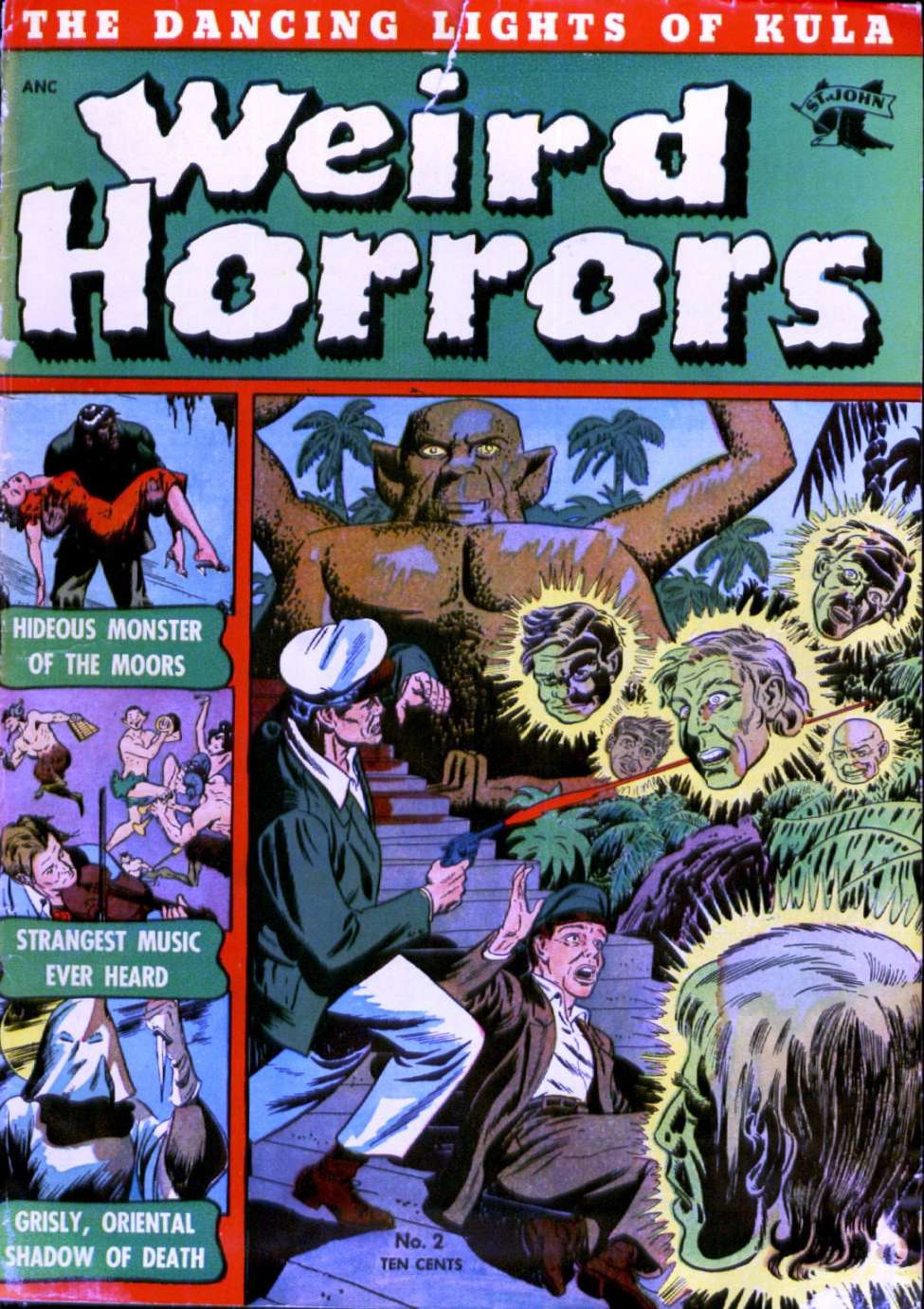 Comic Book Cover For Weird Horrors 2