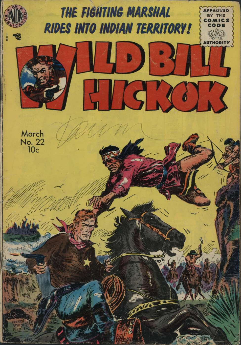 Comic Book Cover For Wild Bill Hickok 22