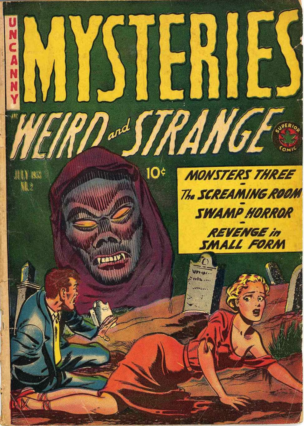 Book Cover For Mysteries Weird and Strange 2