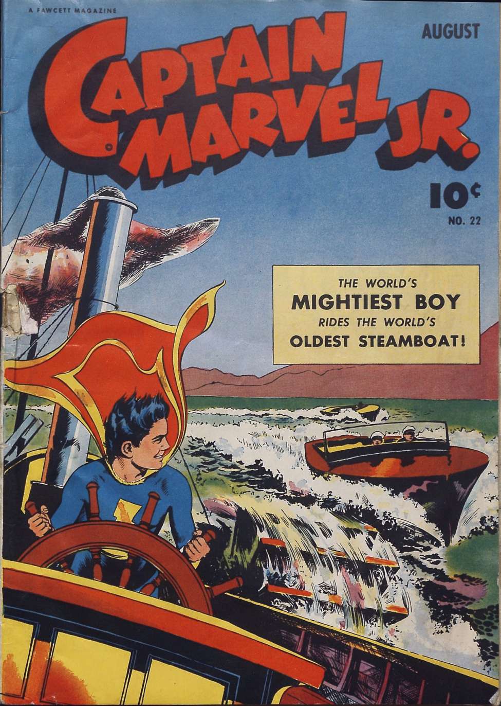 Comic Book Cover For Captain Marvel Jr. 22