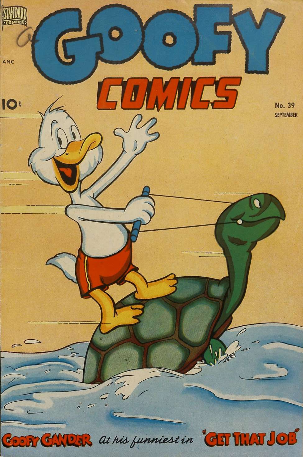 Comic Book Cover For Goofy Comics 39