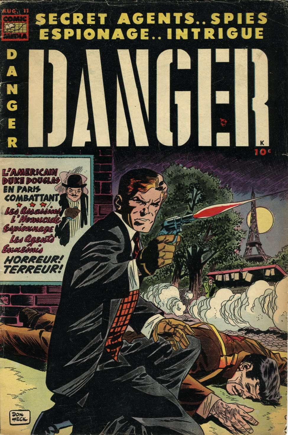 Comic Book Cover For Danger 11