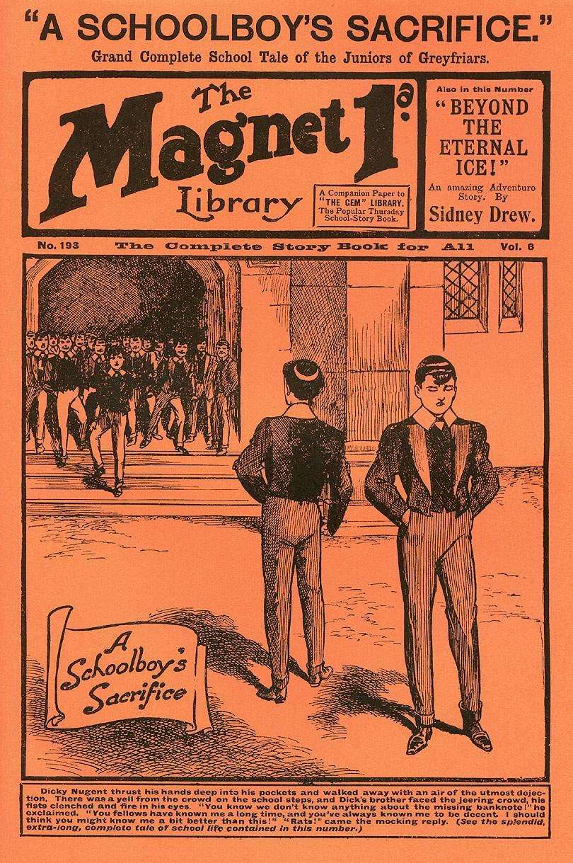 Book Cover For The Magnet 193 - A Schoolboy's Sacrifice