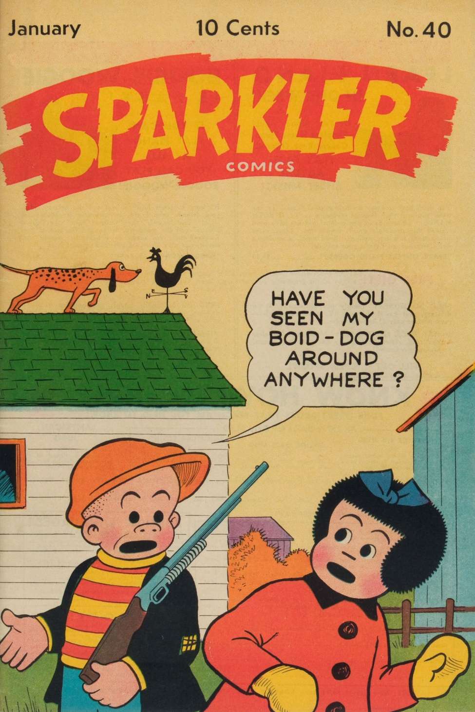 Book Cover For Sparkler Comics 40