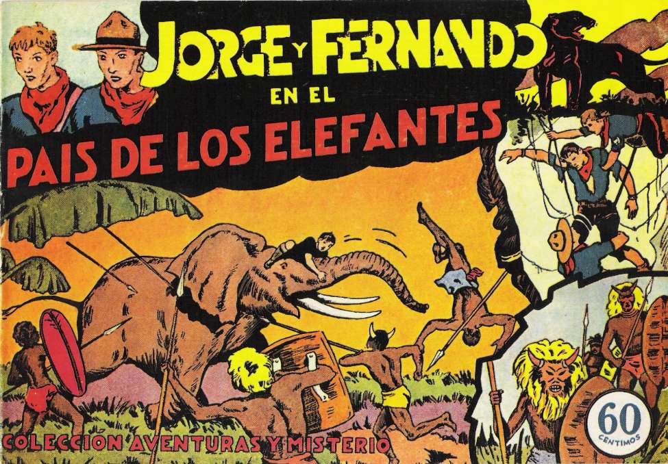 Comic Book Cover For Jorge y Fernando 1 - En el país de los elefantes