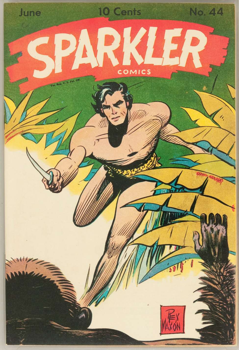 Comic Book Cover For Sparkler Comics 44