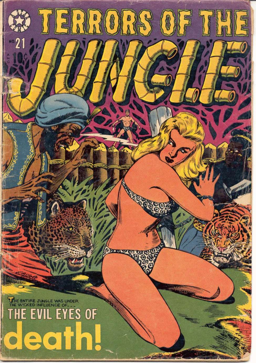 Comic Book Cover For Terrors of the Jungle 21 - Version 1