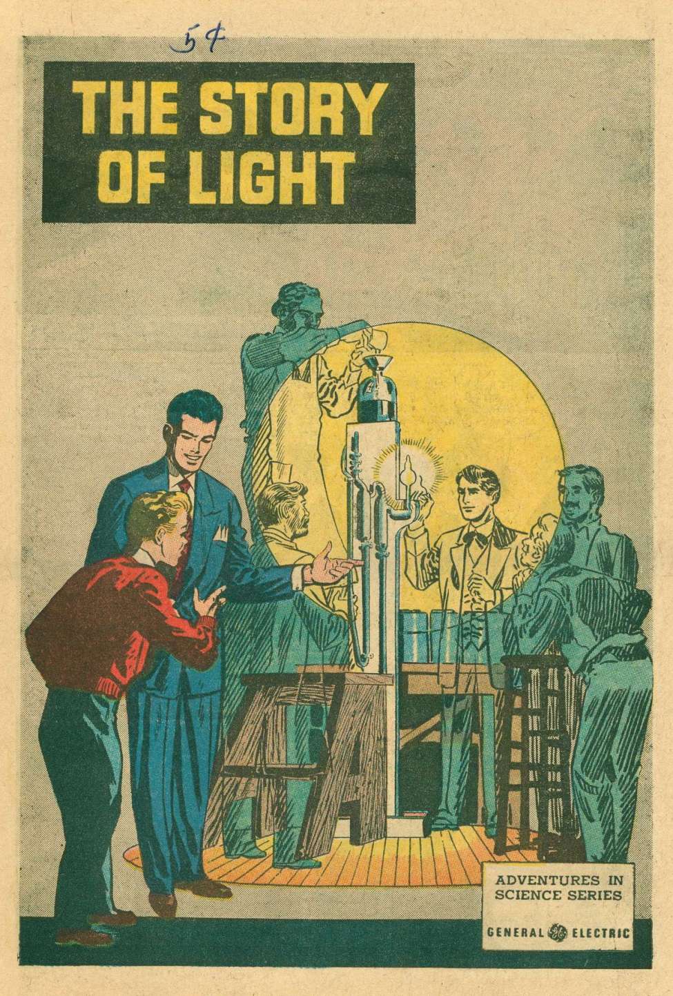 Comic Book Cover For The Story Of Light