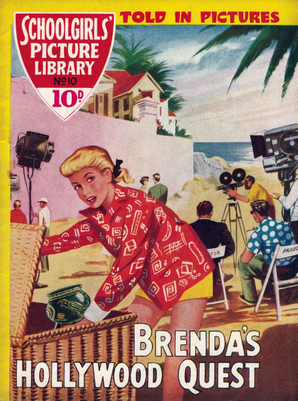 Comic Book Cover For Schoolgirls' Picture Library 10 - Brenda's Hollywood Quest