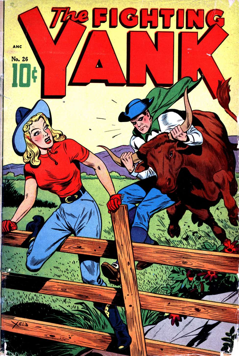 Comic Book Cover For The Fighting Yank 26