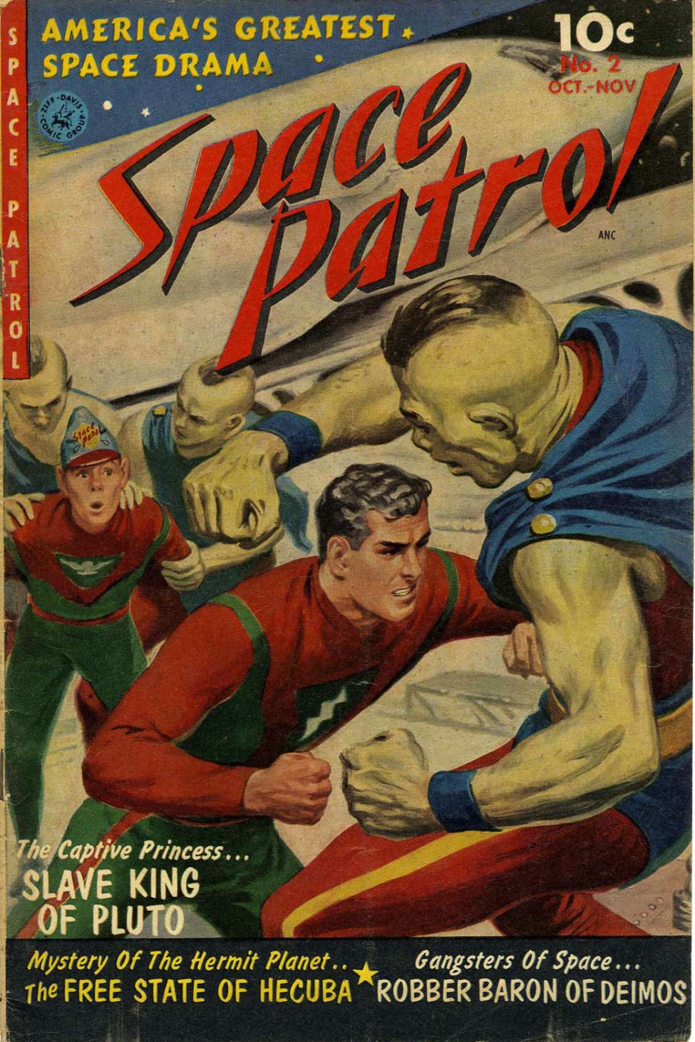 Comic Book Cover For Space Patrol 2