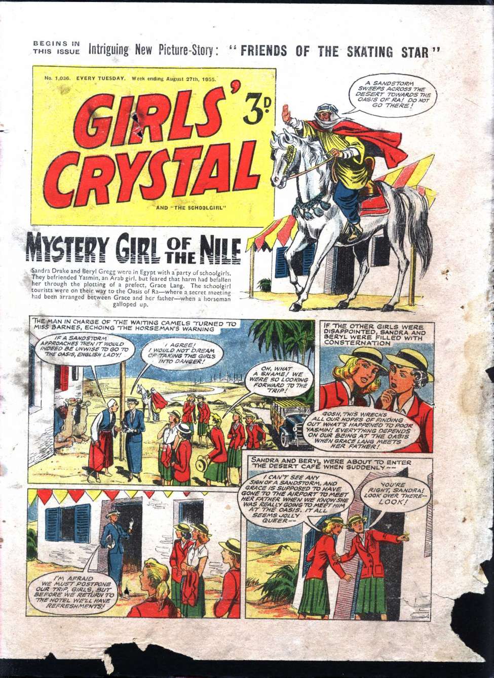 Book Cover For Girls' Crystal 1036