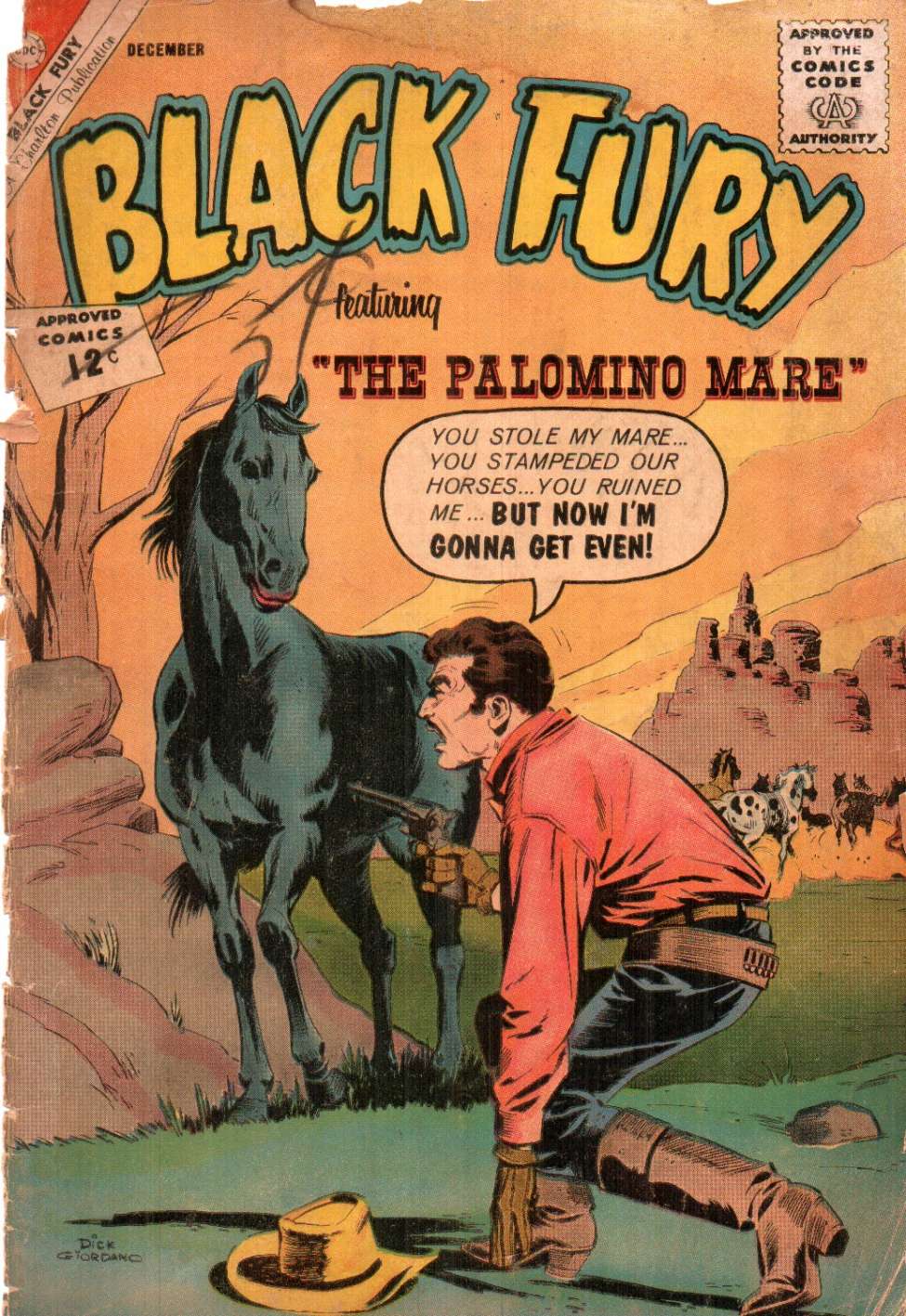 Comic Book Cover For Black Fury 39