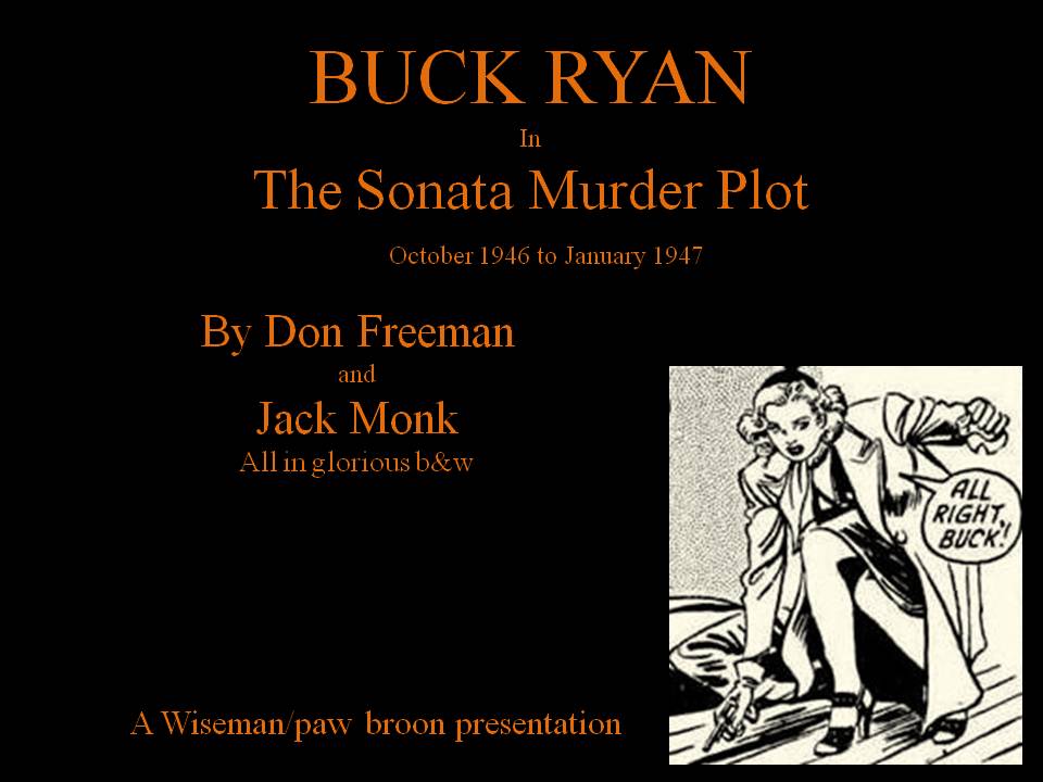 Comic Book Cover For Buck Ryan 29 - The Sonata Murder Plot