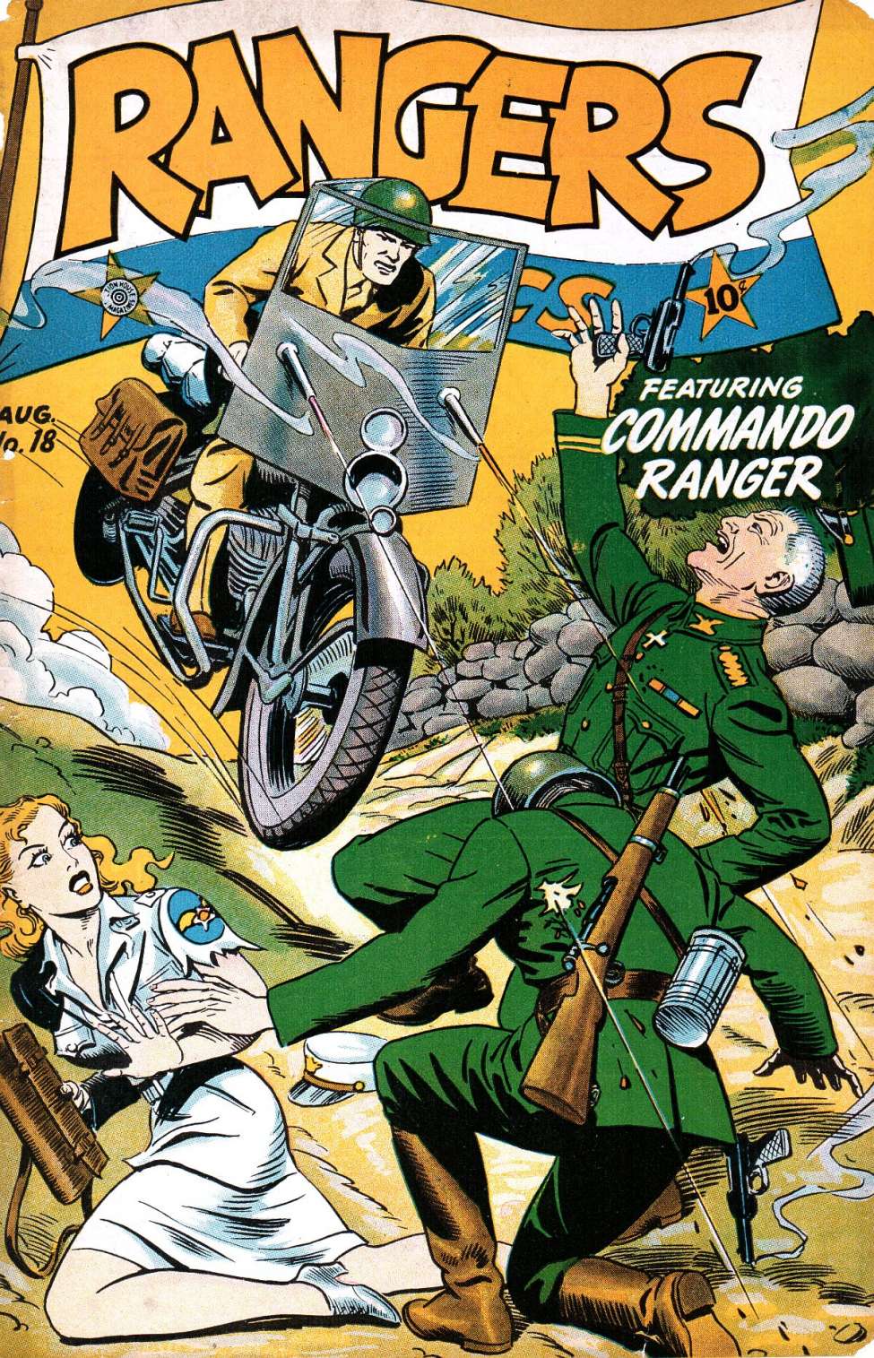 Comic Book Cover For Rangers Comics 18