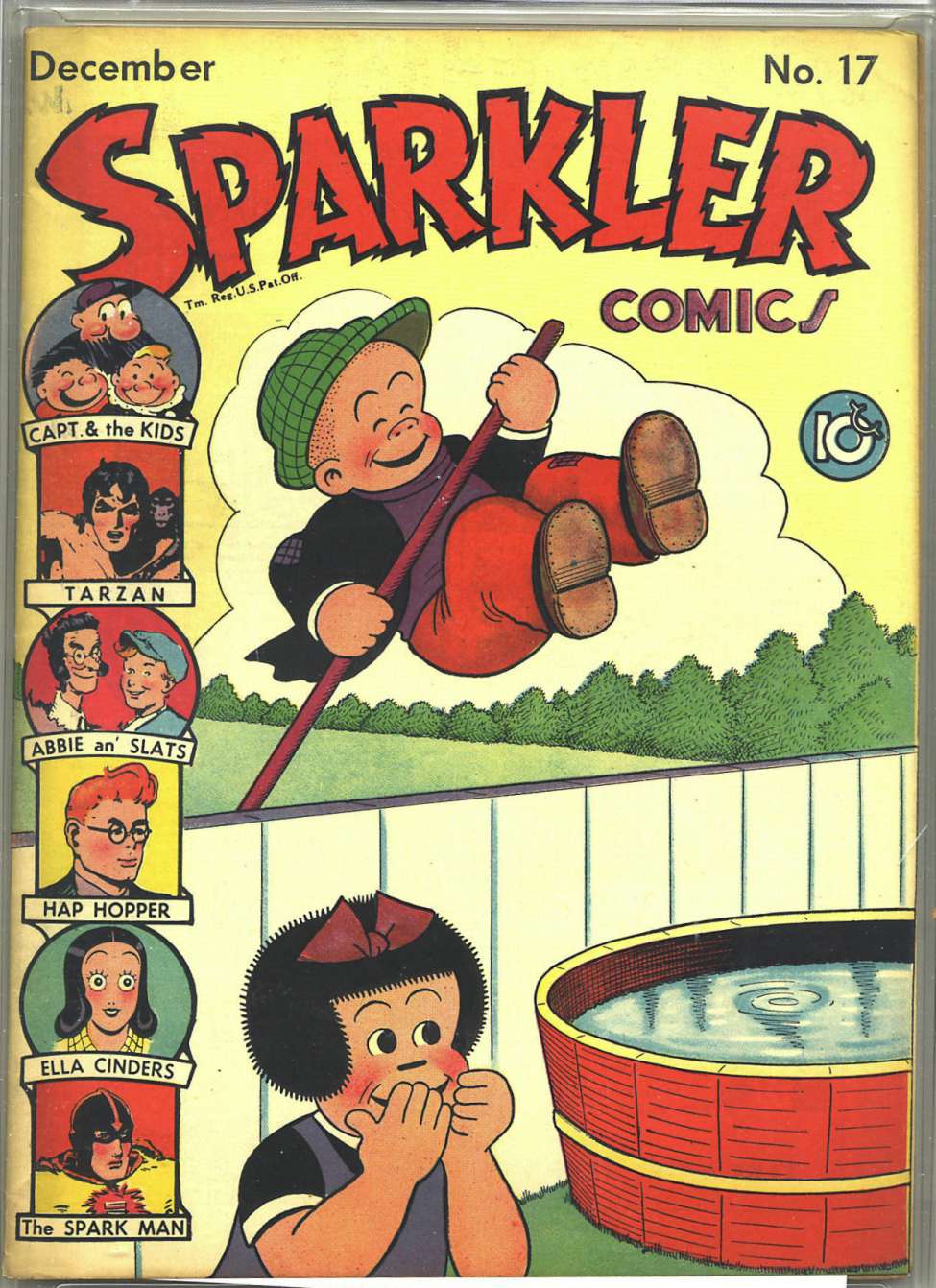 Comic Book Cover For Sparkler Comics 17