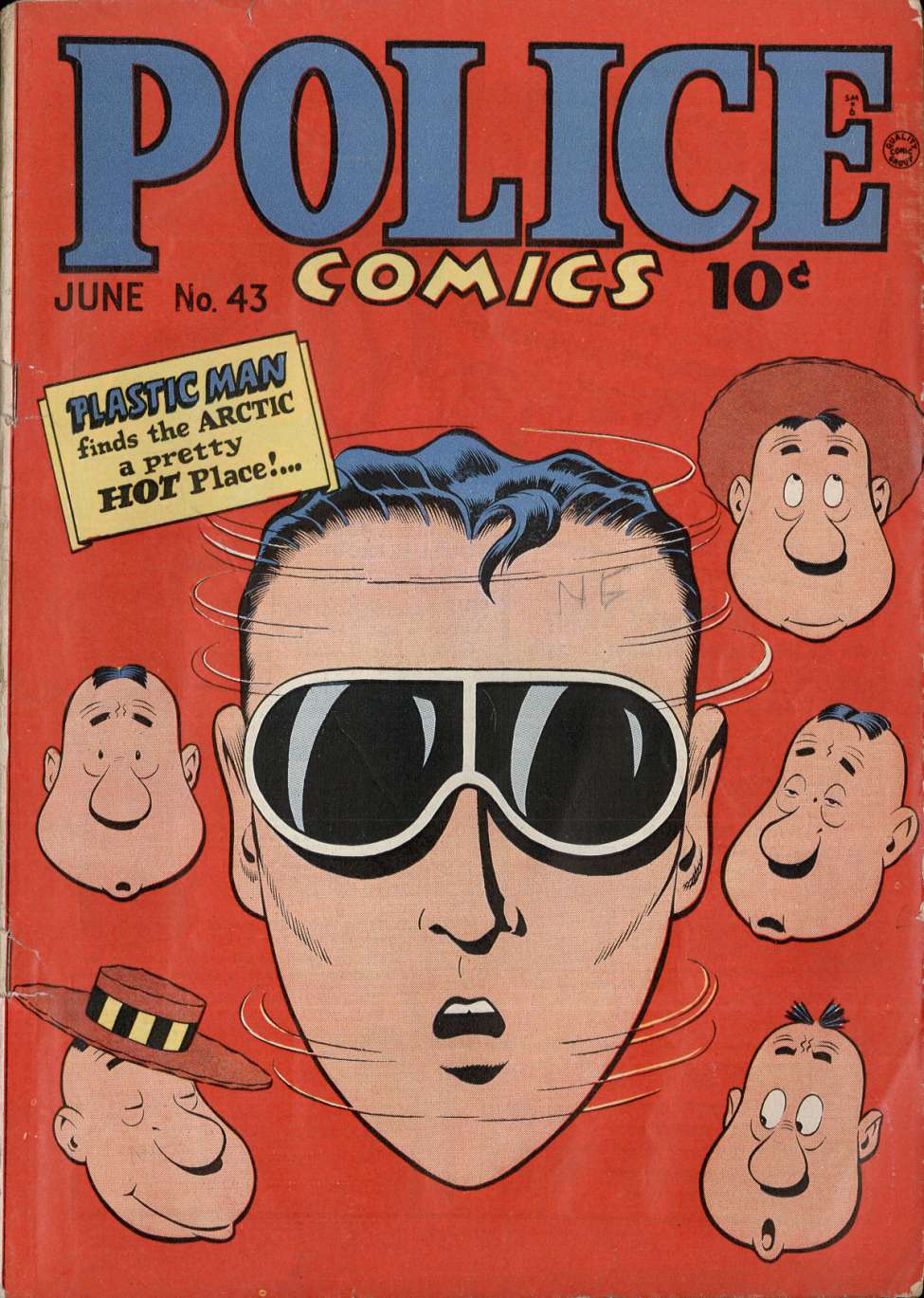 Book Cover For Police Comics 43