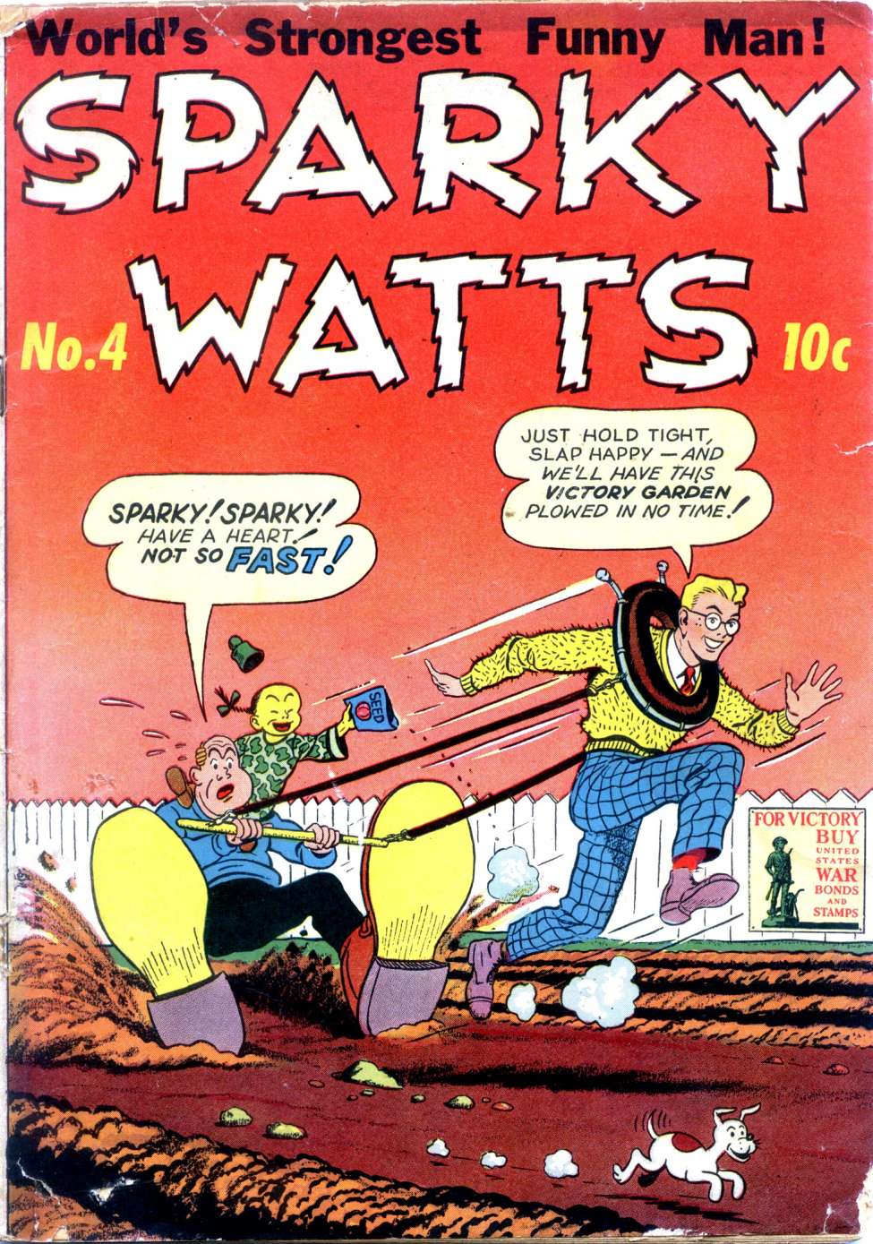 Comic Book Cover For Sparky Watts 4