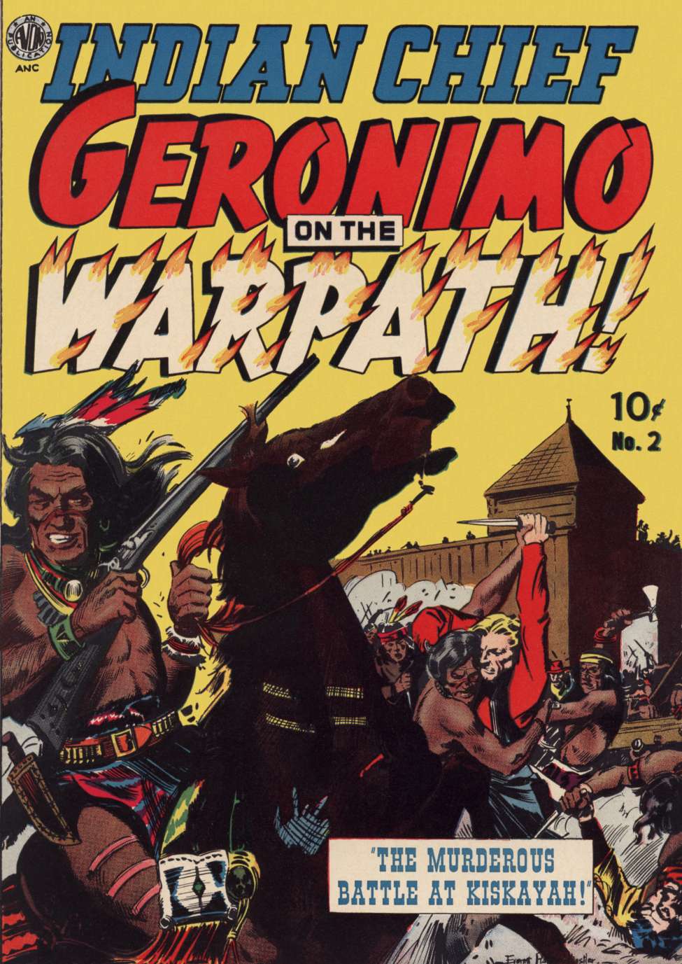 Comic Book Cover For Geronimo 2 - On The Warpath