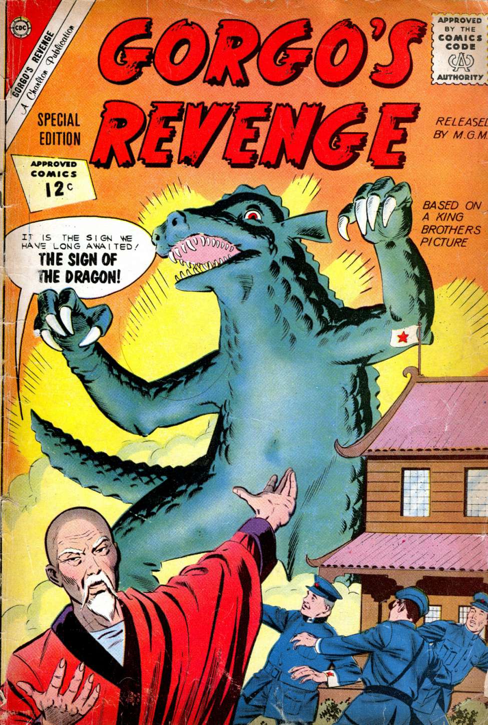 Comic Book Cover For Gorgo's Revenge